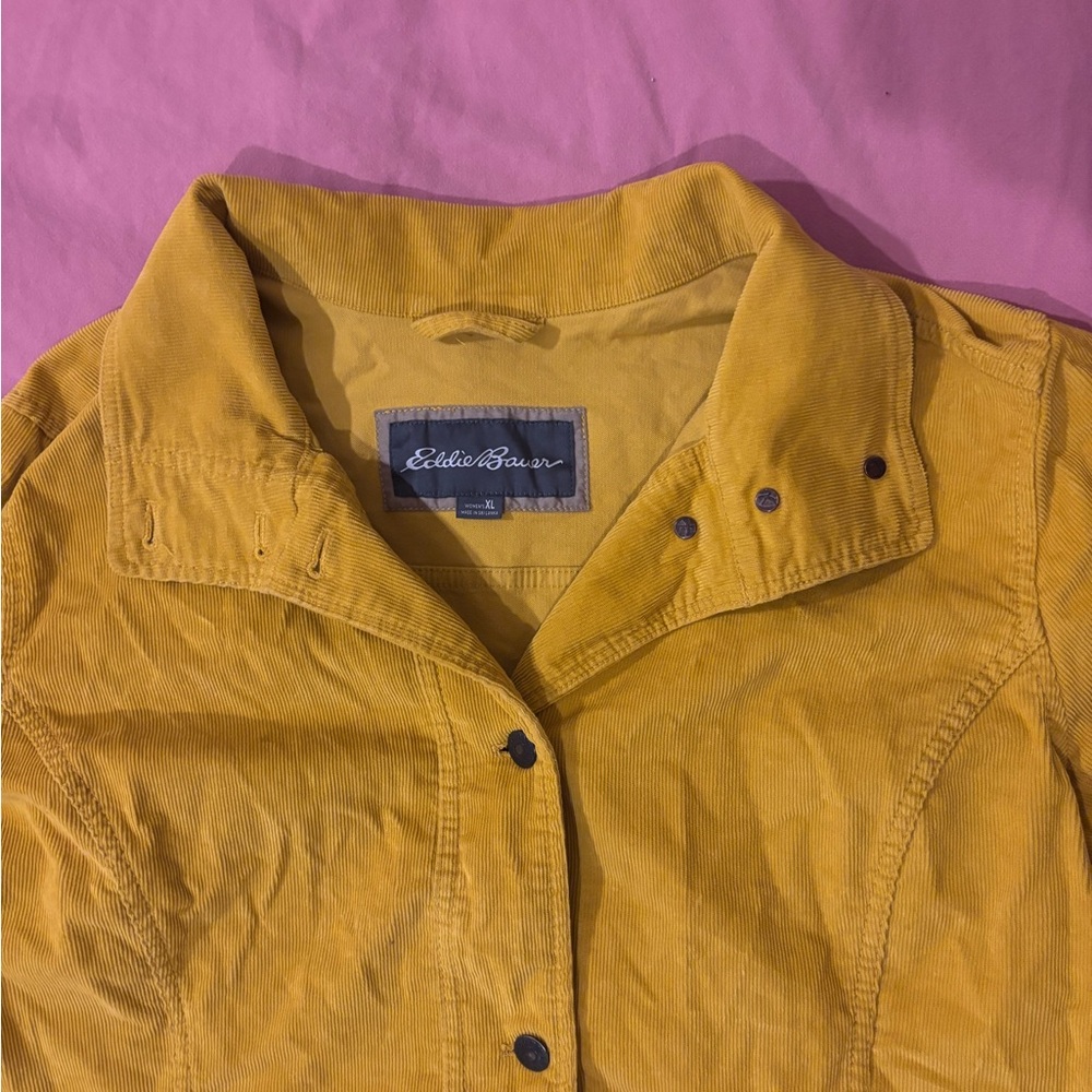 Eddie Bauer Women's Mustard Utility Jacket